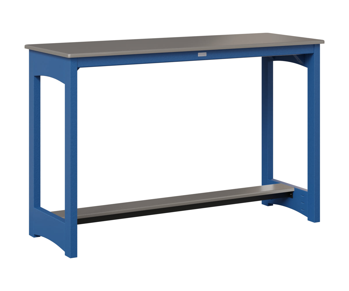 Balcony Table - Hammered Top - Poly Base - Bar Height