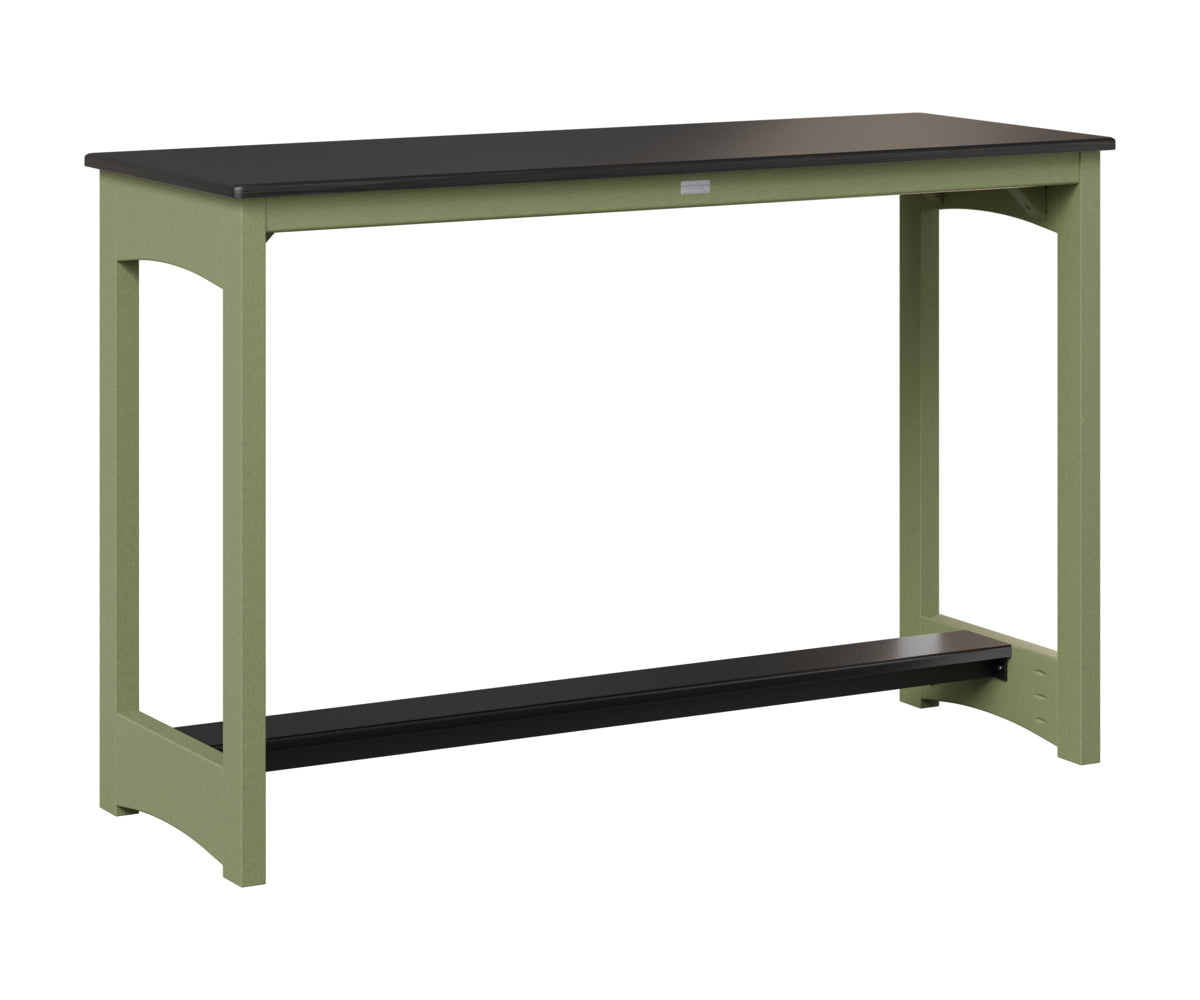 Balcony Table - Hammered Top - Poly Base - Bar Height