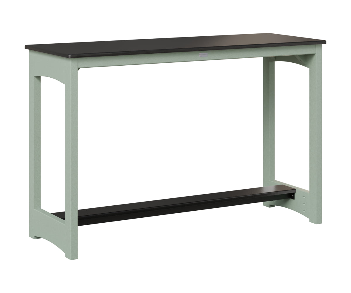 Balcony Table - Hammered Top - Poly Base - Bar Height