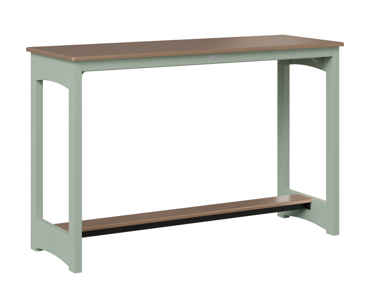 Balcony Table - Hammered Top - Poly Base - Bar Height