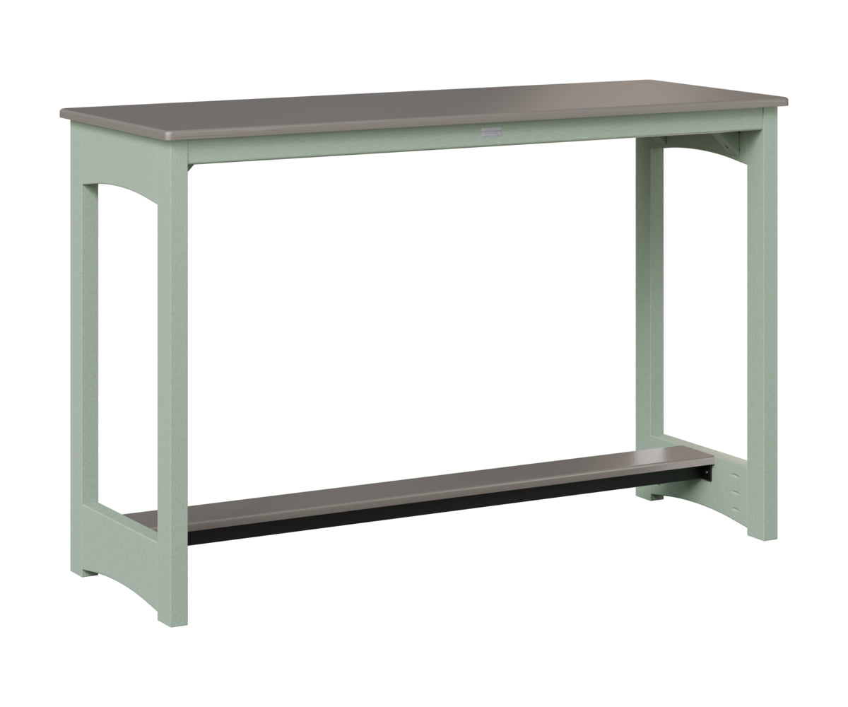 Balcony Table - Hammered Top - Poly Base - Bar Height