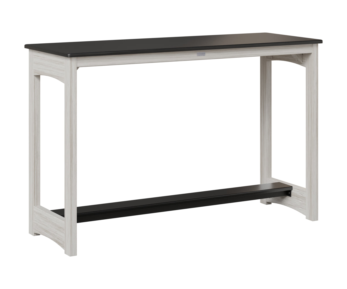 Balcony Table - Hammered Top - Poly Base - Bar Height