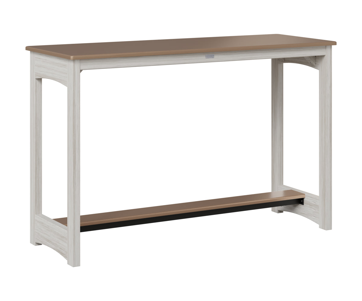 Balcony Table - Hammered Top - Poly Base - Bar Height