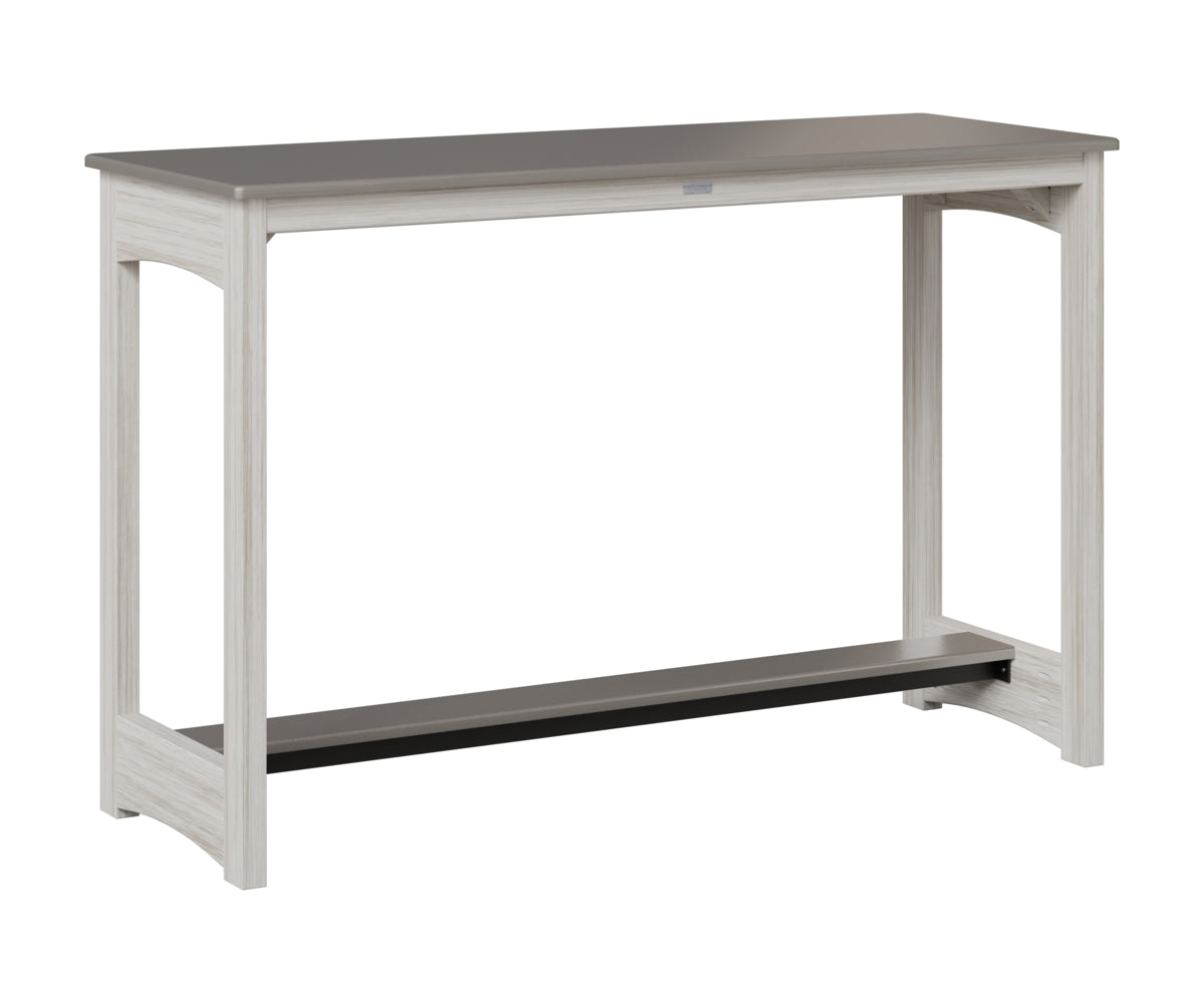 Balcony Table - Hammered Top - Poly Base - Bar Height