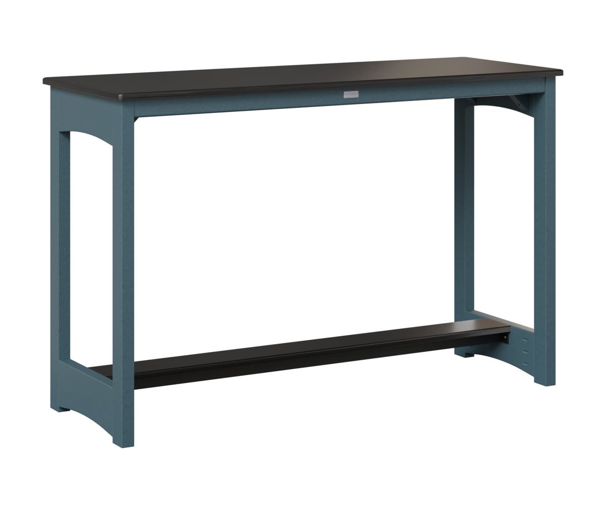 Balcony Table - Hammered Top - Poly Base - Bar Height