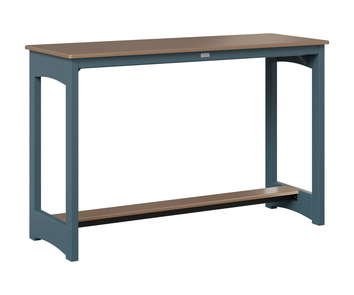 Balcony Table - Hammered Top - Poly Base - Bar Height