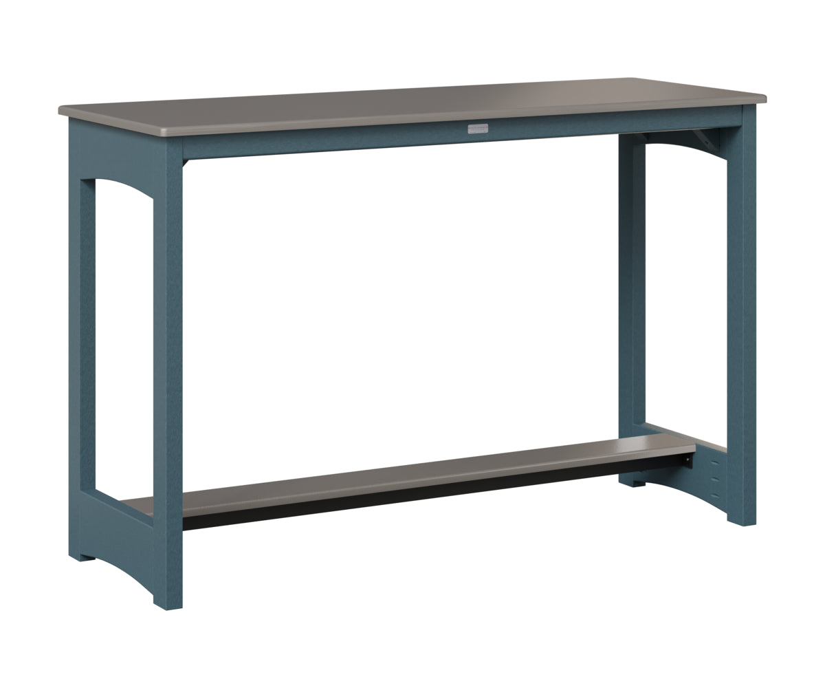 Balcony Table - Hammered Top - Poly Base - Bar Height