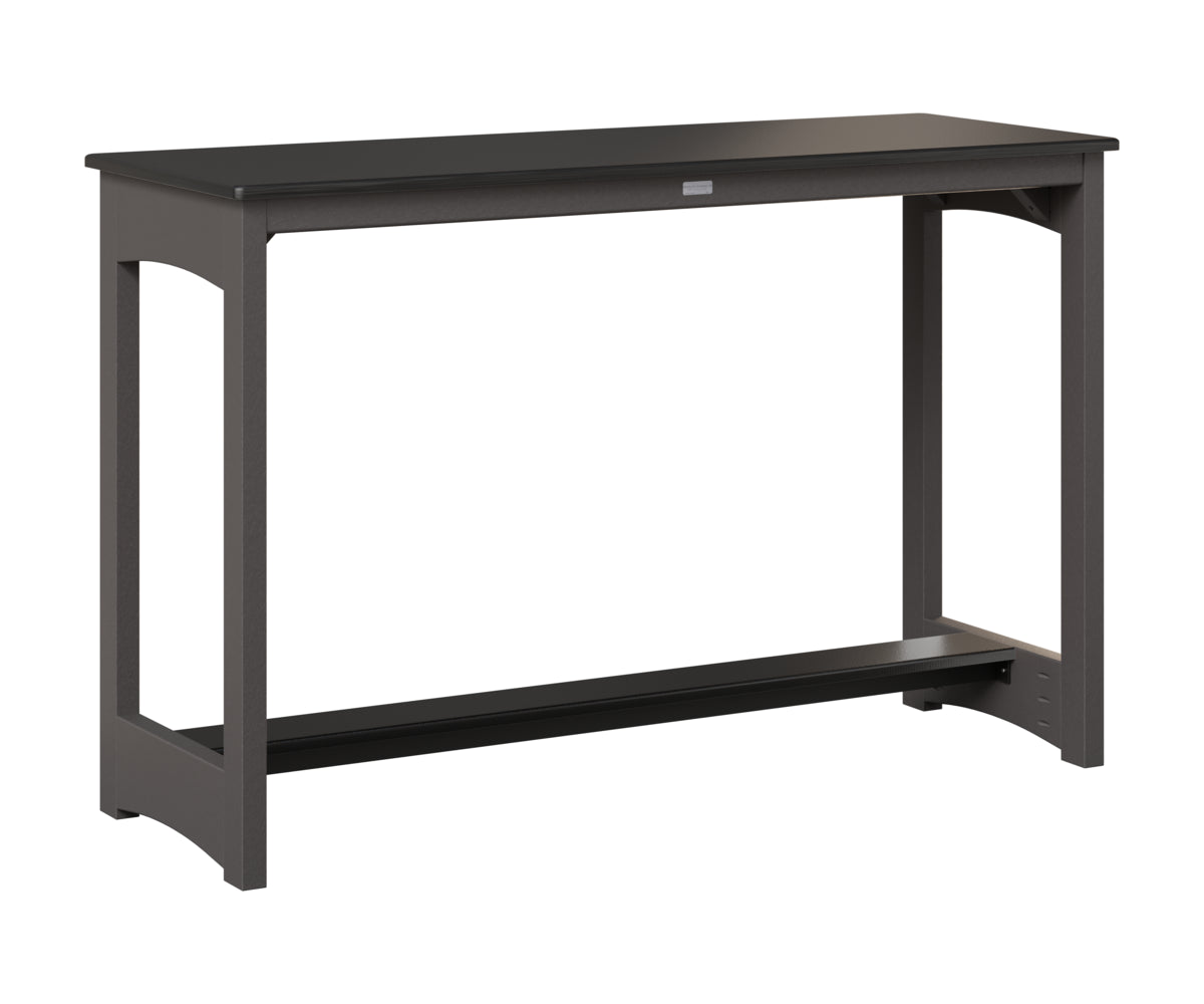 Balcony Table - Hammered Top - Poly Base - Bar Height