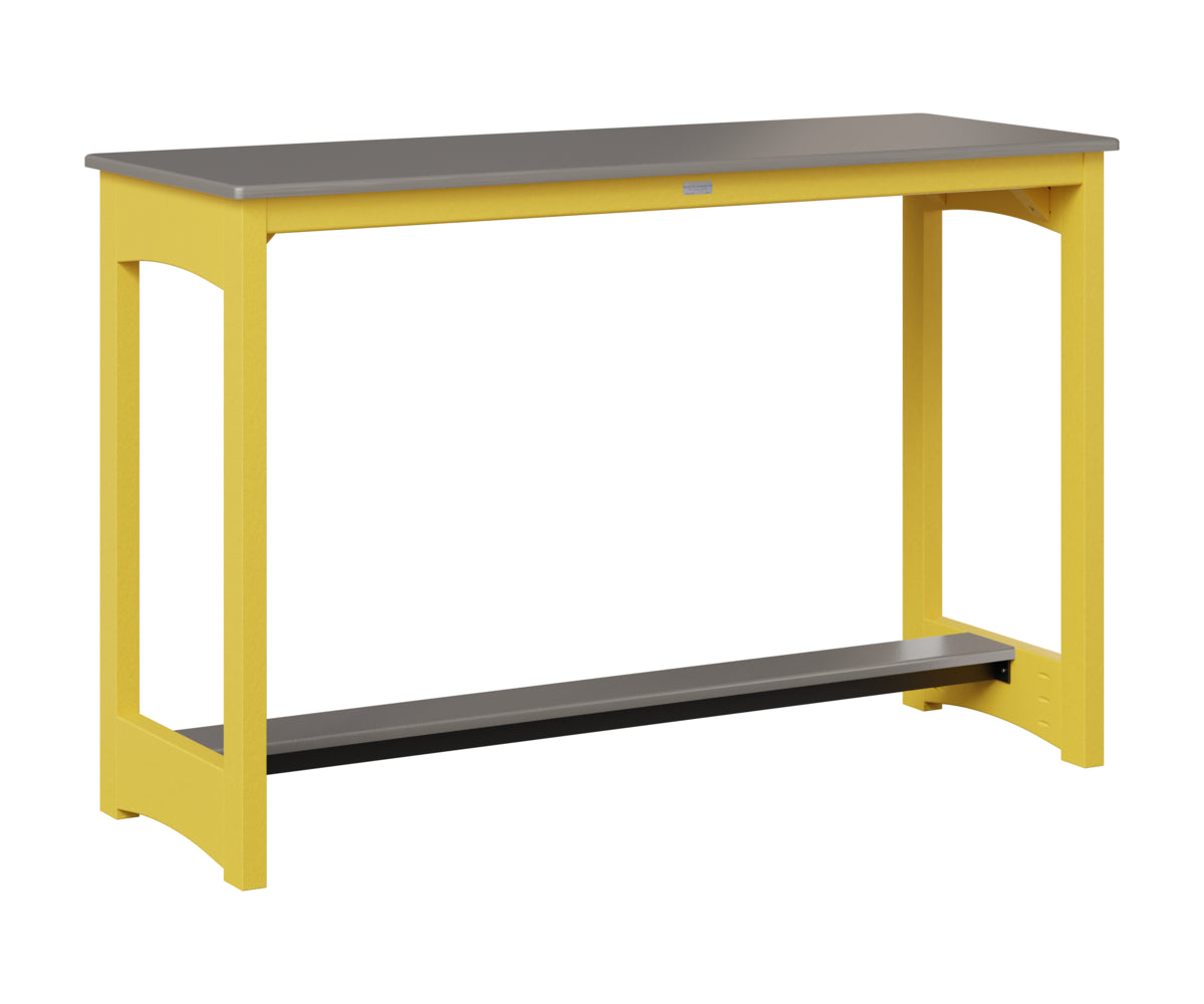 Balcony Table - Hammered Top - Poly Base - Bar Height