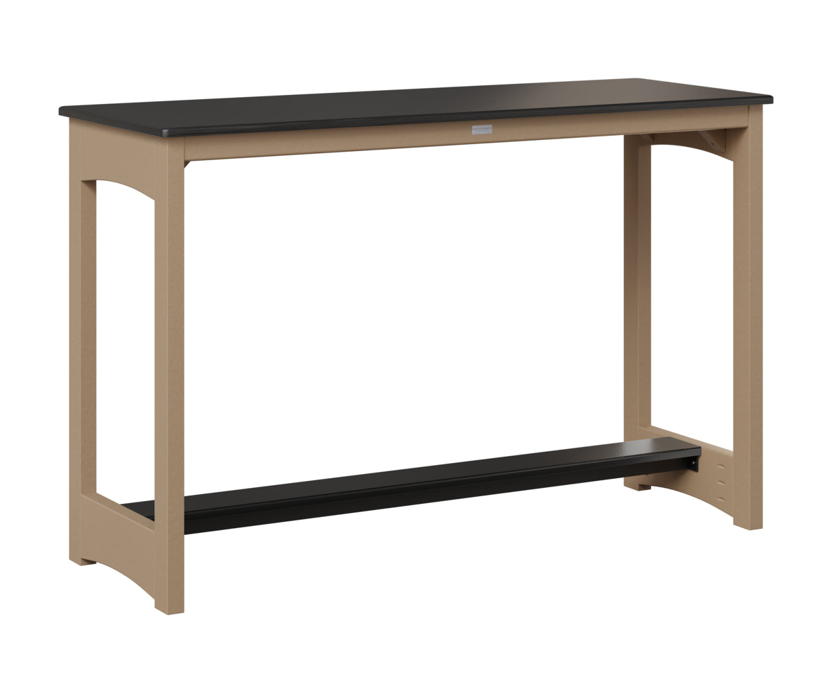Balcony Table - Hammered Top - Poly Base - Bar Height
