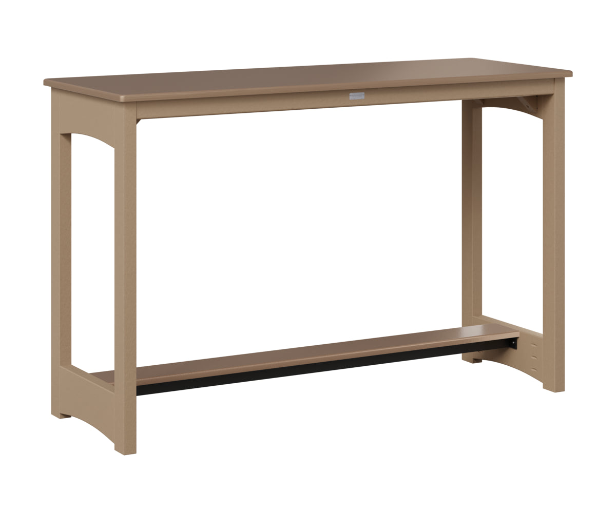 Balcony Table - Hammered Top - Poly Base - Bar Height