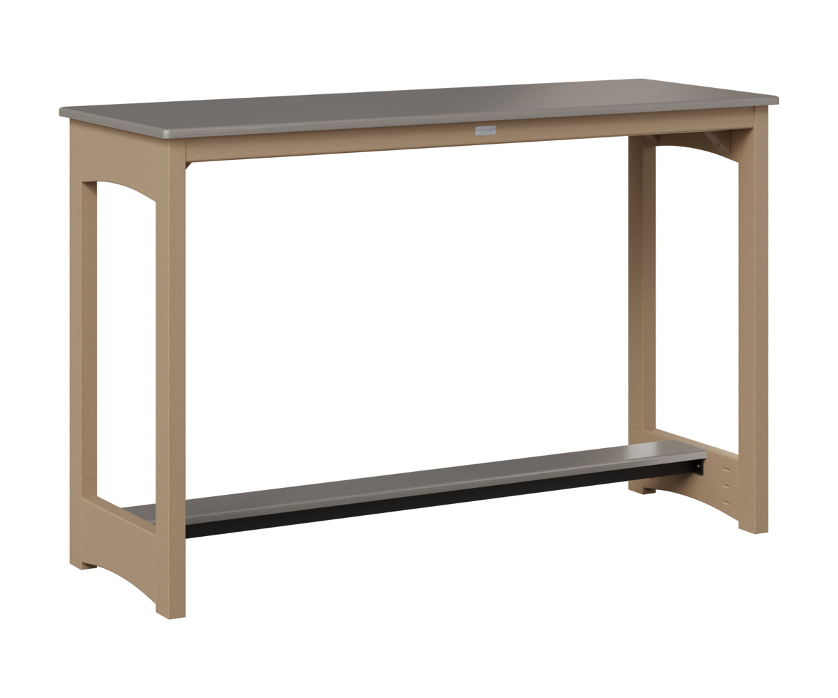 Balcony Table - Hammered Top - Poly Base - Bar Height