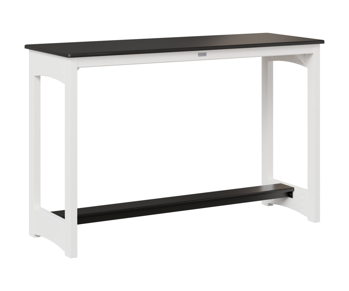 Balcony Table - Hammered Top - Poly Base - Bar Height