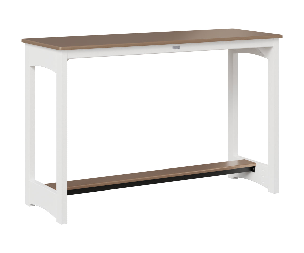 Balcony Table - Hammered Top - Poly Base - Bar Height