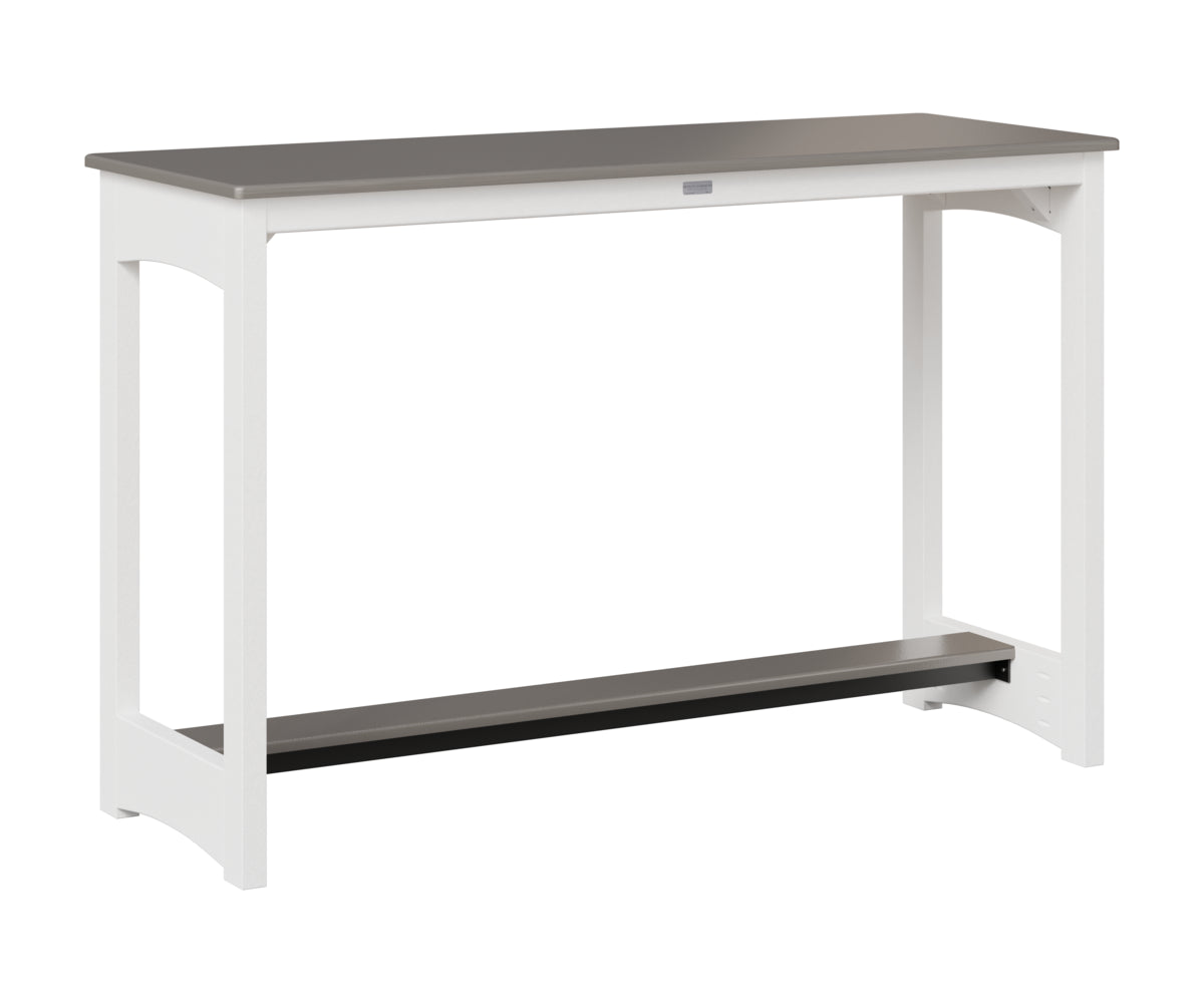 Balcony Table - Hammered Top - Poly Base - Bar Height