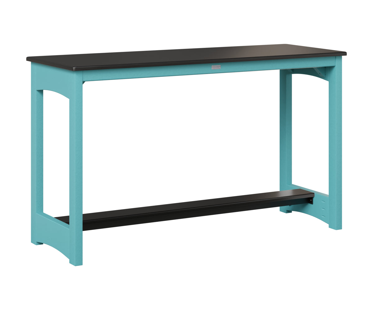 Balcony Table - Hammered Top - Poly Base - Counter Height