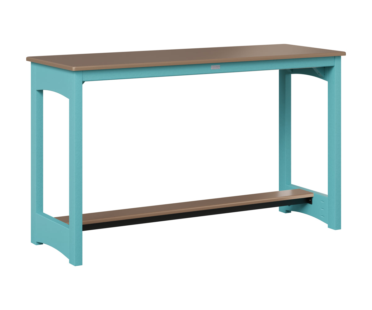 Balcony Table - Hammered Top - Poly Base - Counter Height