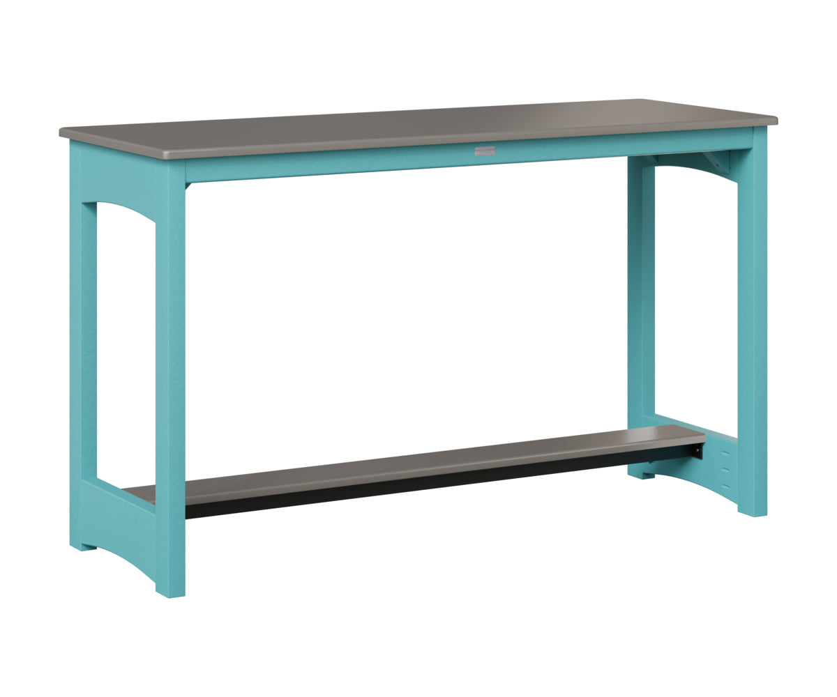 Balcony Table - Hammered Top - Poly Base - Counter Height