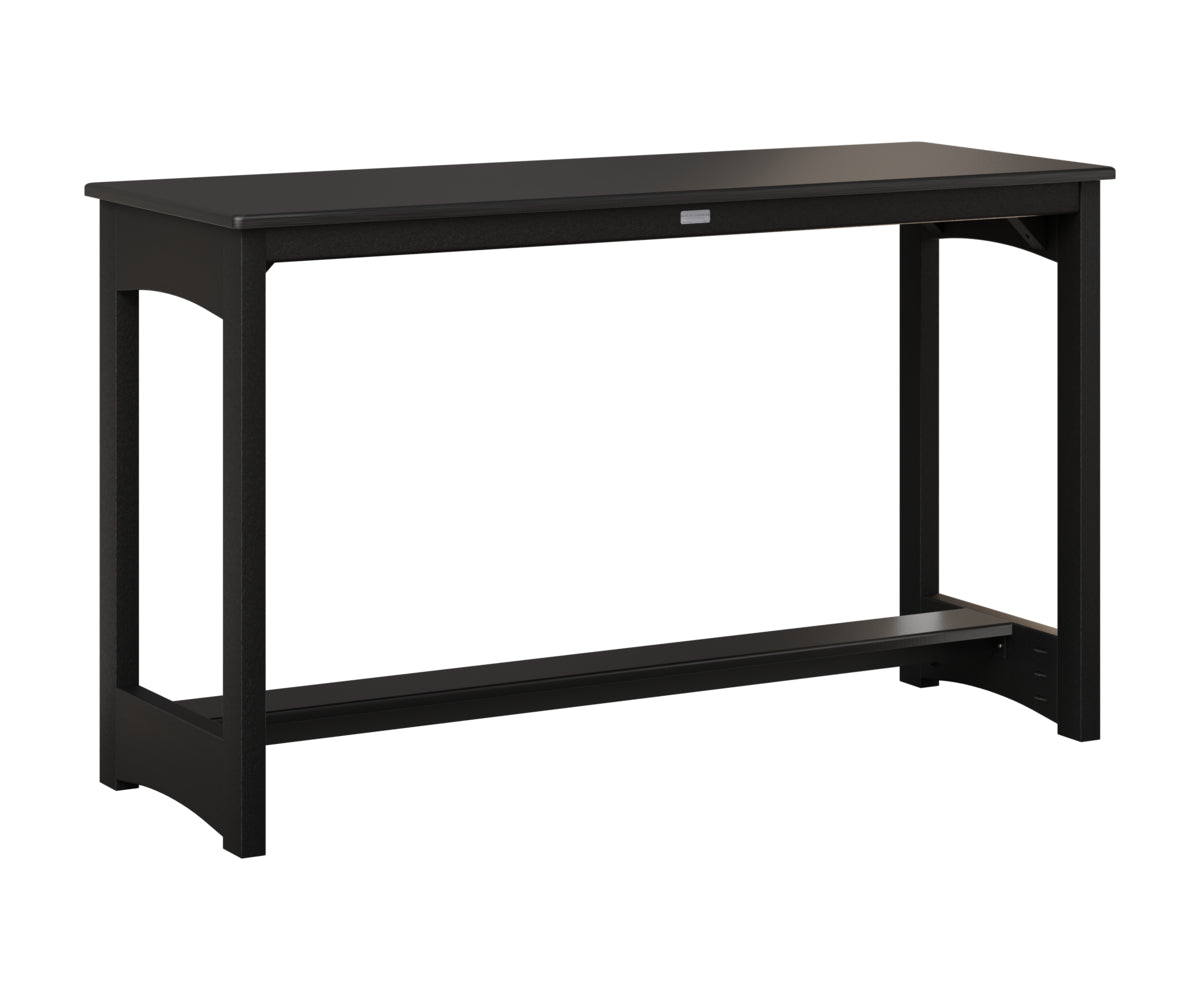Balcony Table - Hammered Top - Poly Base - Counter Height