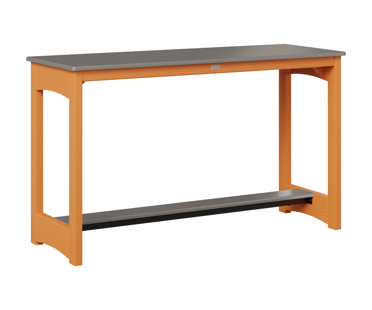 Balcony Table - Hammered Top - Poly Base - Counter Height