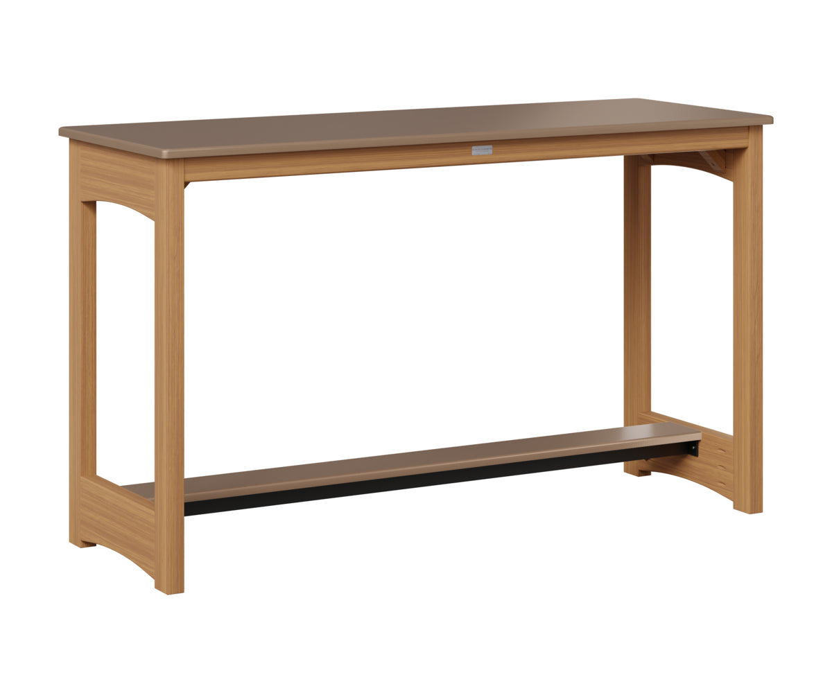 Balcony Table - Hammered Top - Poly Base - Counter Height