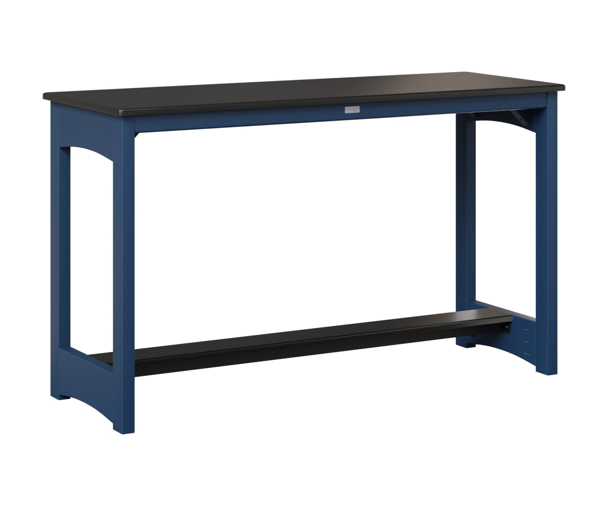 Balcony Table - Hammered Top - Poly Base - Counter Height