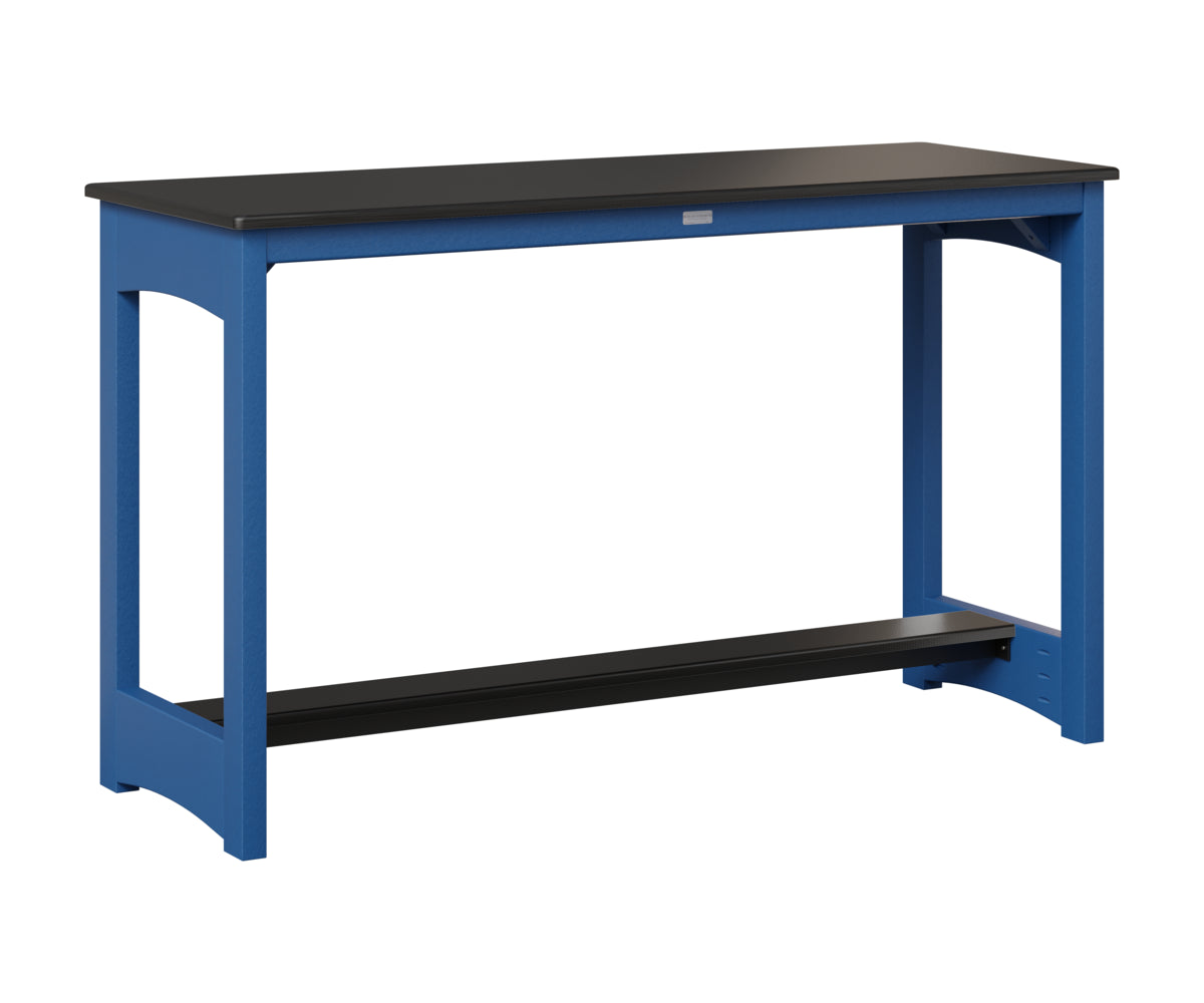 Balcony Table - Hammered Top - Poly Base - Counter Height