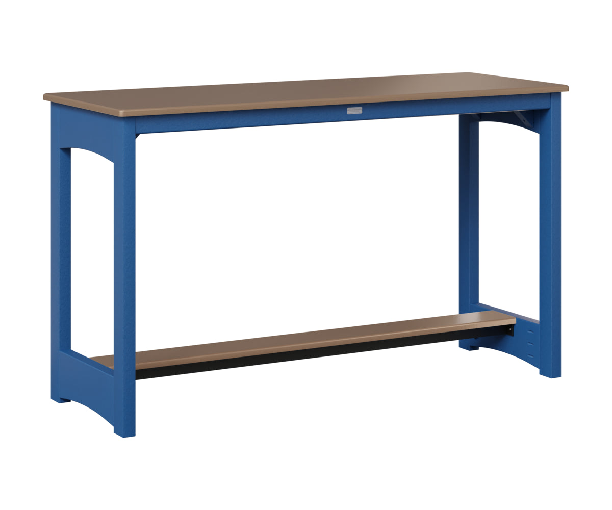 Balcony Table - Hammered Top - Poly Base - Counter Height