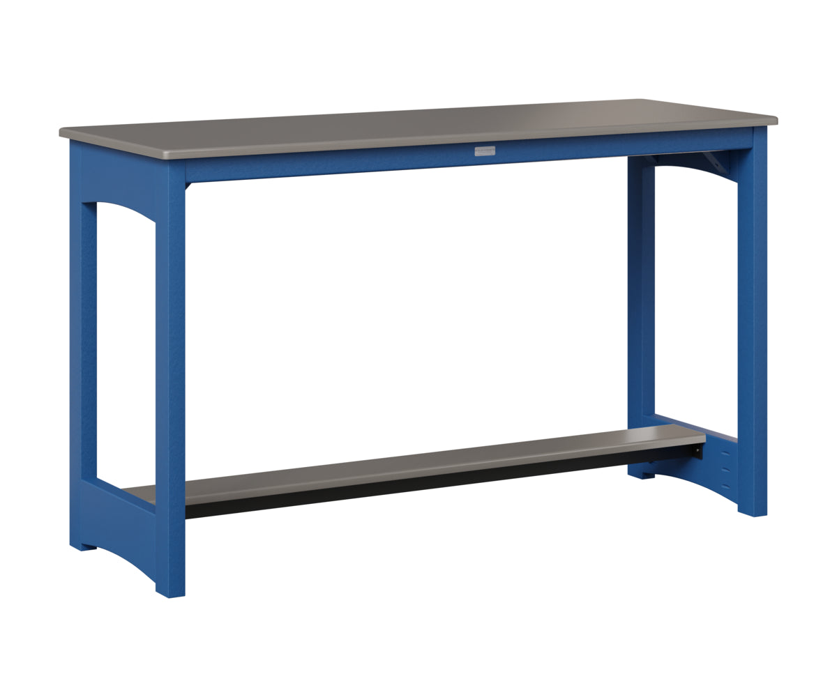 Balcony Table - Hammered Top - Poly Base - Counter Height