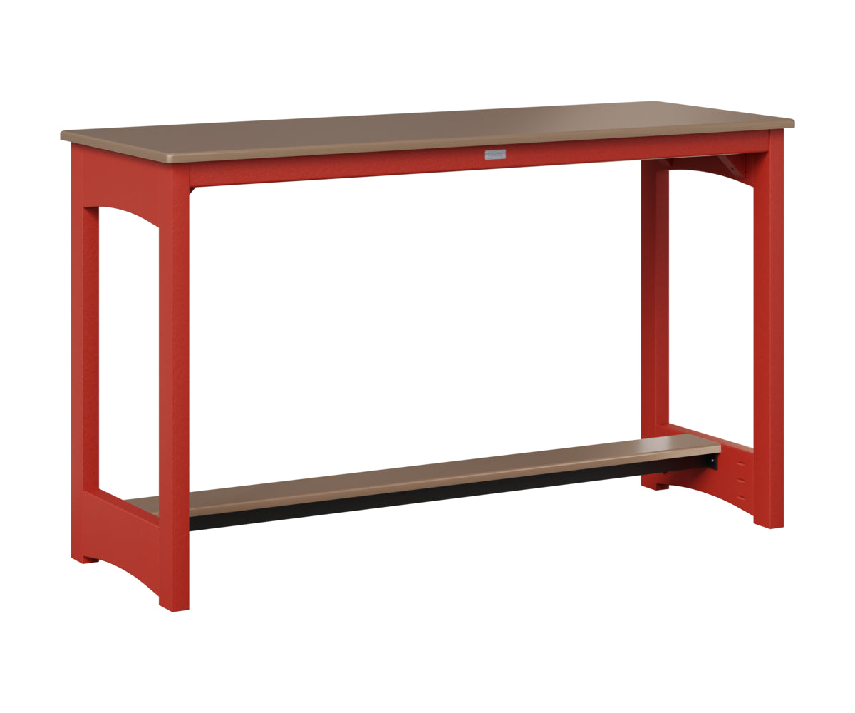 Balcony Table - Hammered Top - Poly Base - Counter Height