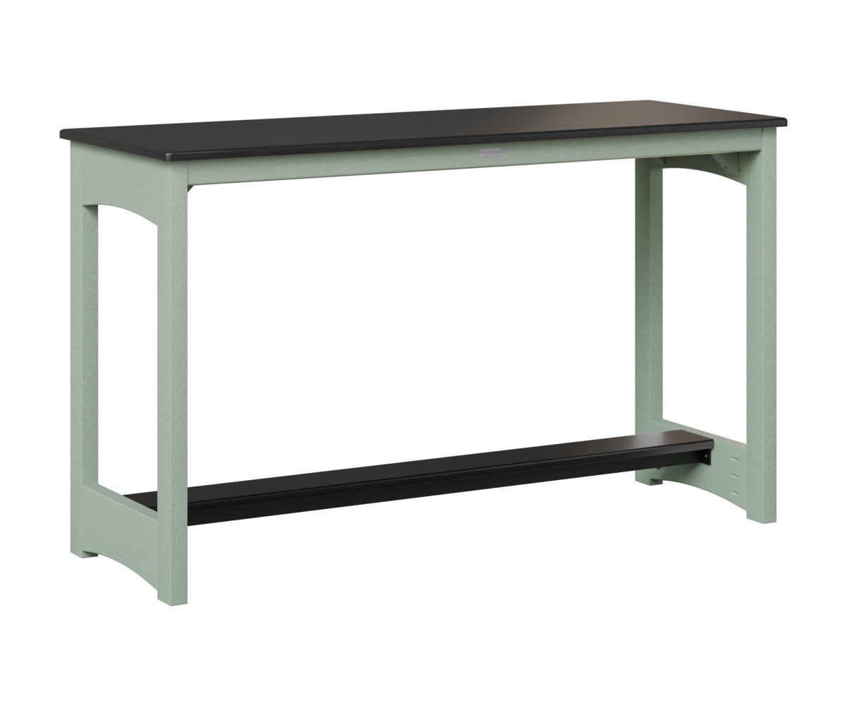 Balcony Table - Hammered Top - Poly Base - Counter Height