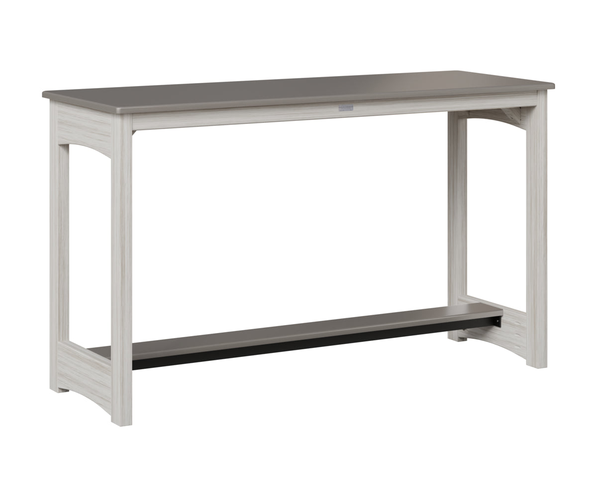 Balcony Table - Hammered Top - Poly Base - Counter Height