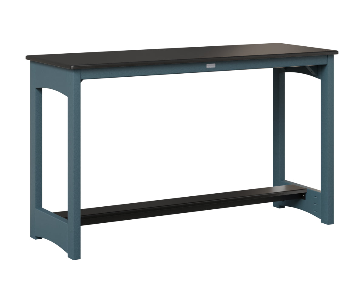 Balcony Table - Hammered Top - Poly Base - Counter Height