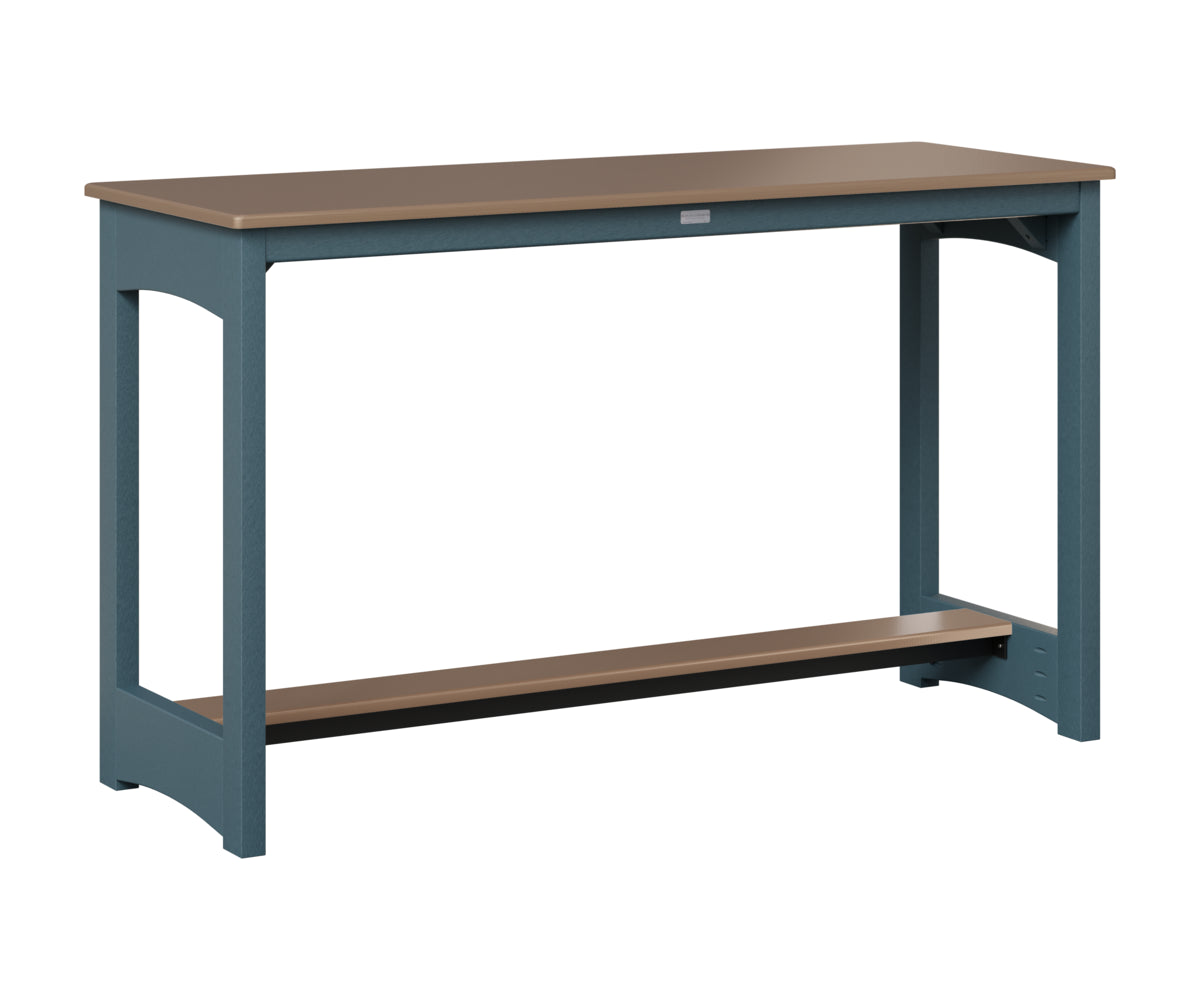 Balcony Table - Hammered Top - Poly Base - Counter Height