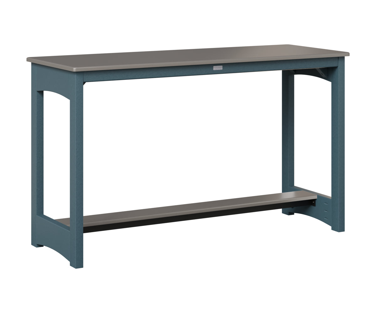 Balcony Table - Hammered Top - Poly Base - Counter Height