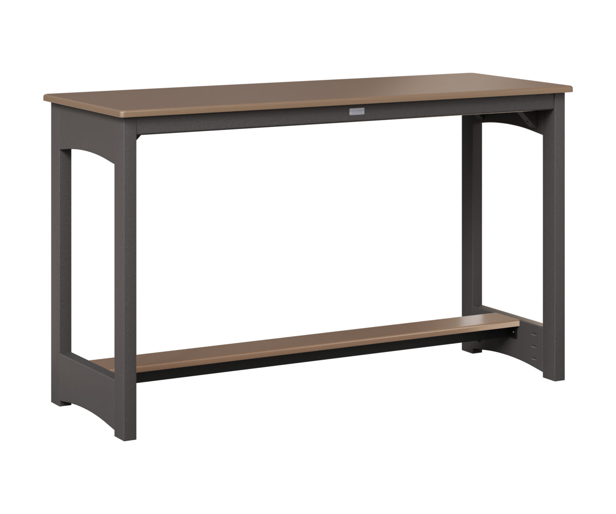 Balcony Table - Hammered Top - Poly Base - Counter Height