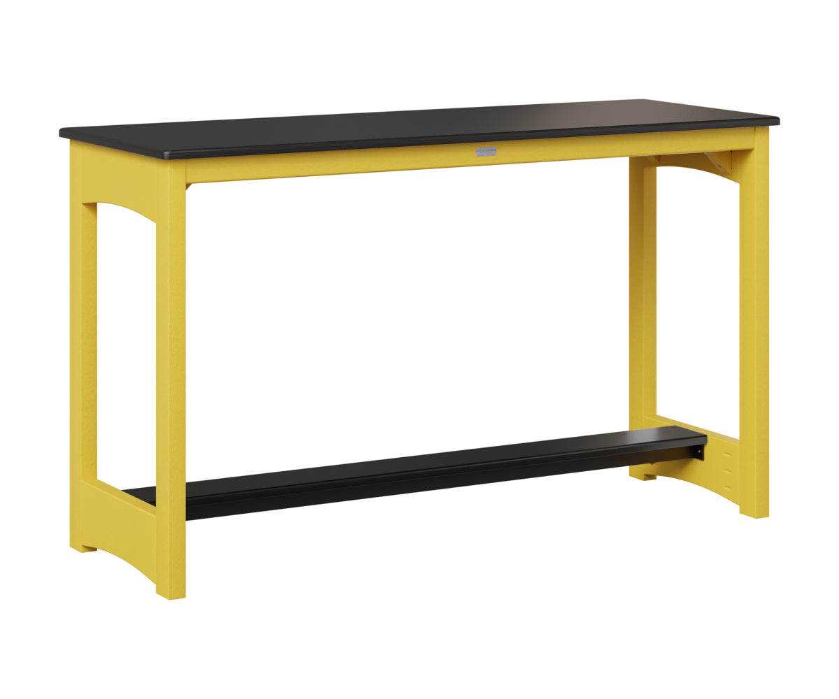 Balcony Table - Hammered Top - Poly Base - Counter Height