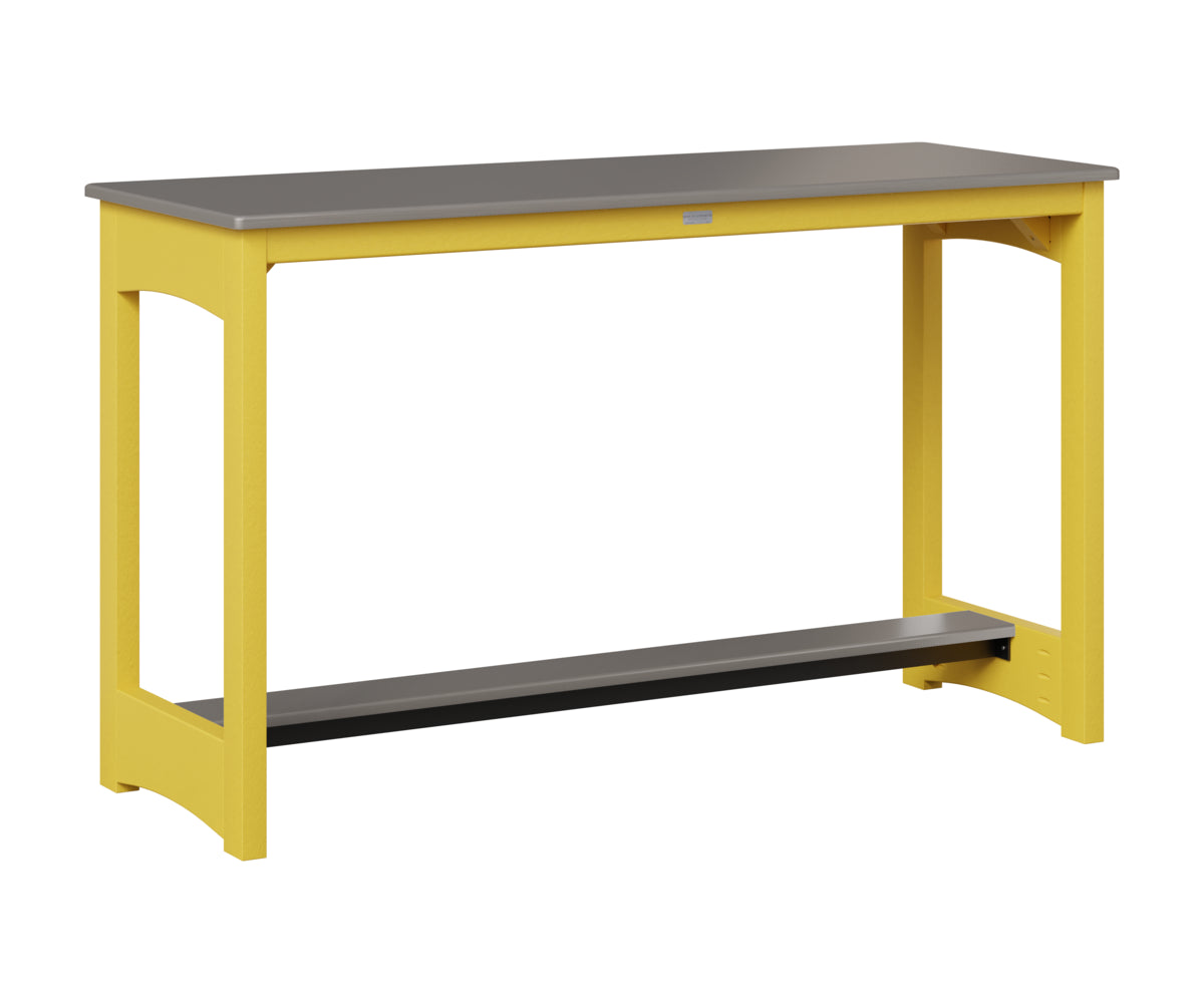 Balcony Table - Hammered Top - Poly Base - Counter Height