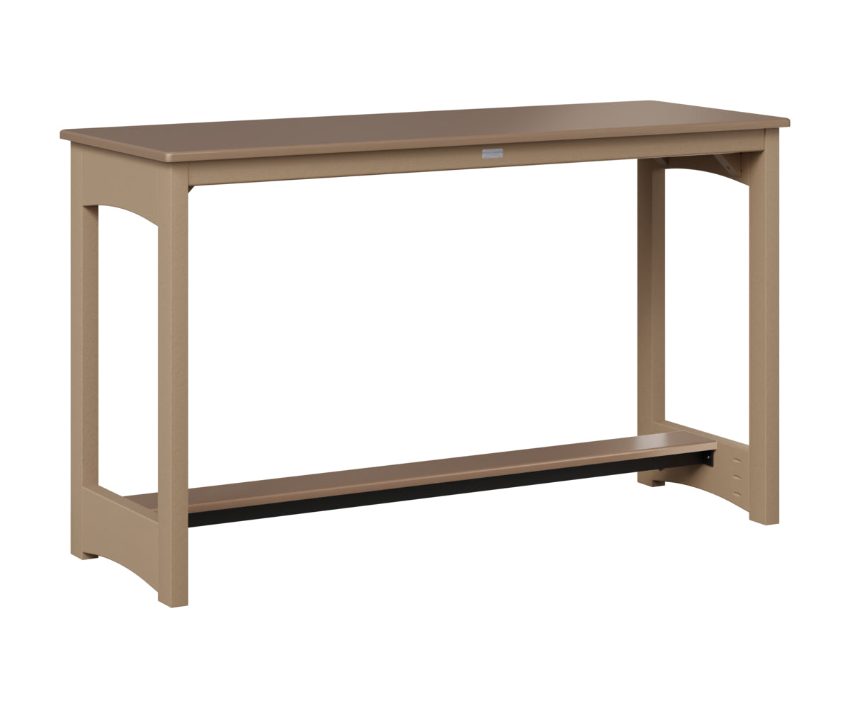 Balcony Table - Hammered Top - Poly Base - Counter Height