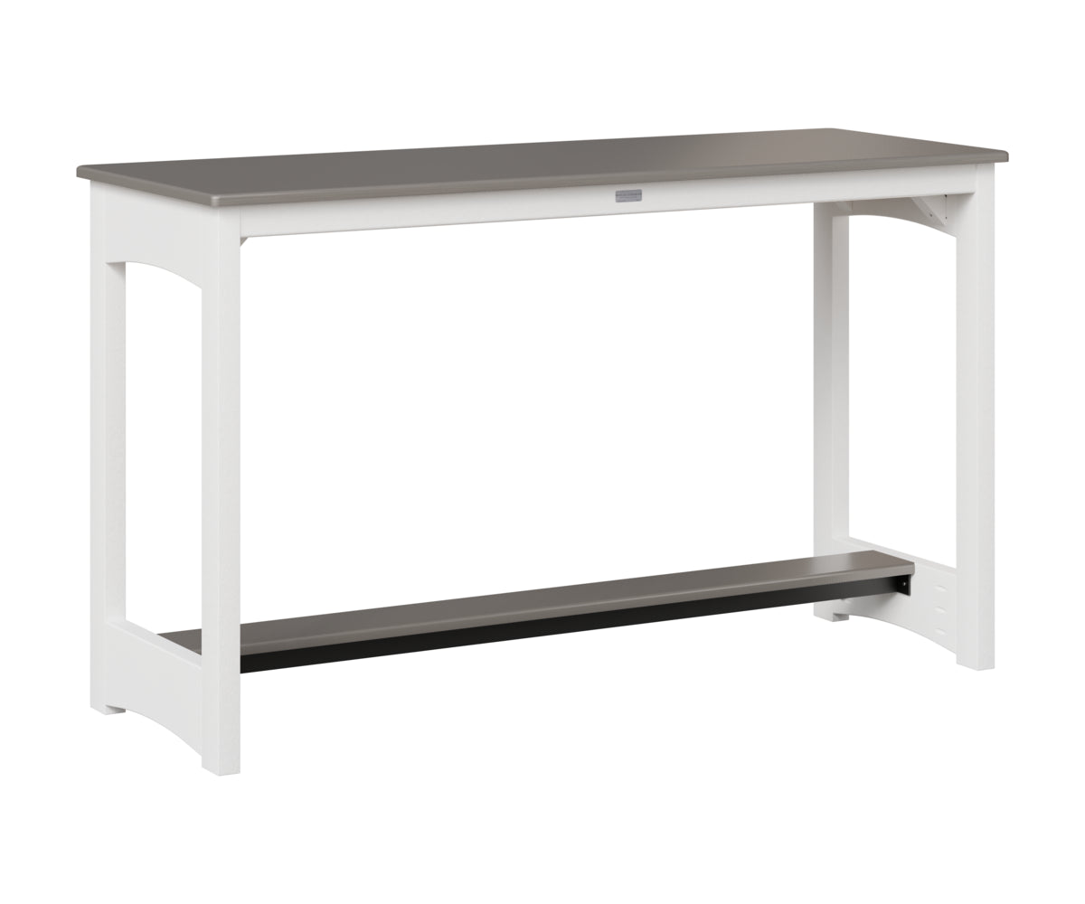Balcony Table - Hammered Top - Poly Base - Counter Height