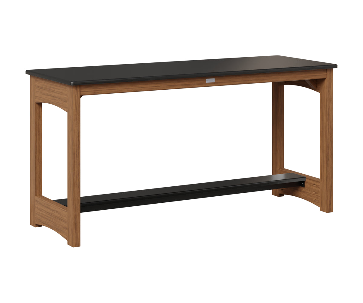 Balcony Table - Hammered Top - Poly Base - Dining Height