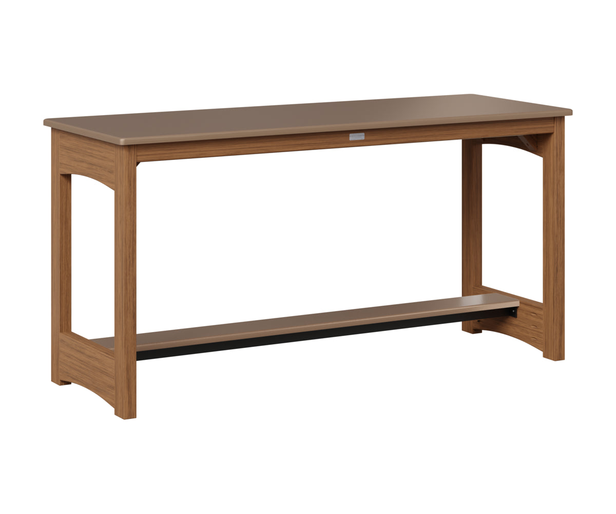 Balcony Table - Hammered Top - Poly Base - Dining Height