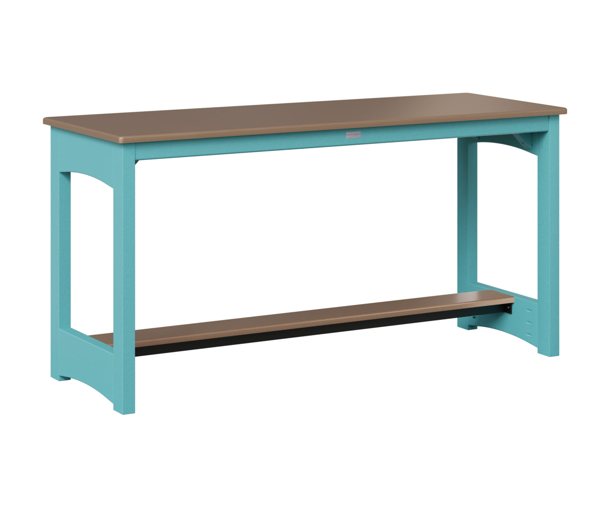 Balcony Table - Hammered Top - Poly Base - Dining Height