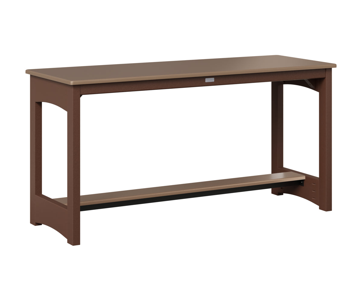 Balcony Table - Hammered Top - Poly Base - Dining Height