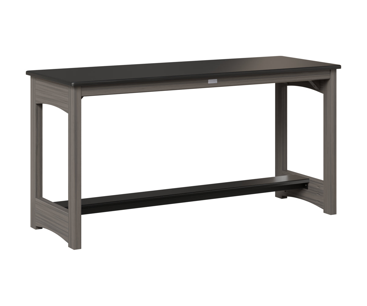 Balcony Table - Hammered Top - Poly Base - Dining Height