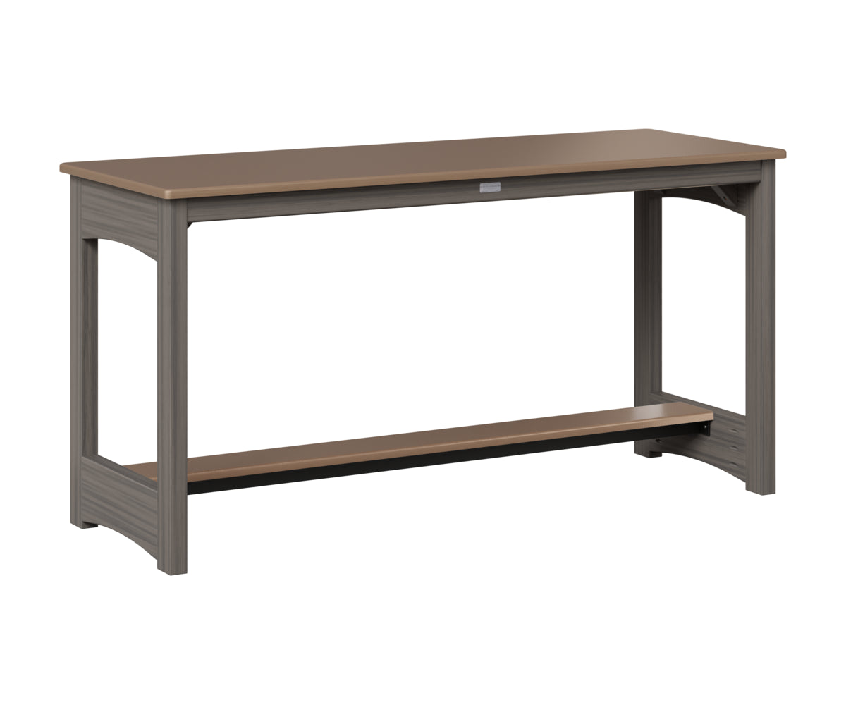 Balcony Table - Hammered Top - Poly Base - Dining Height