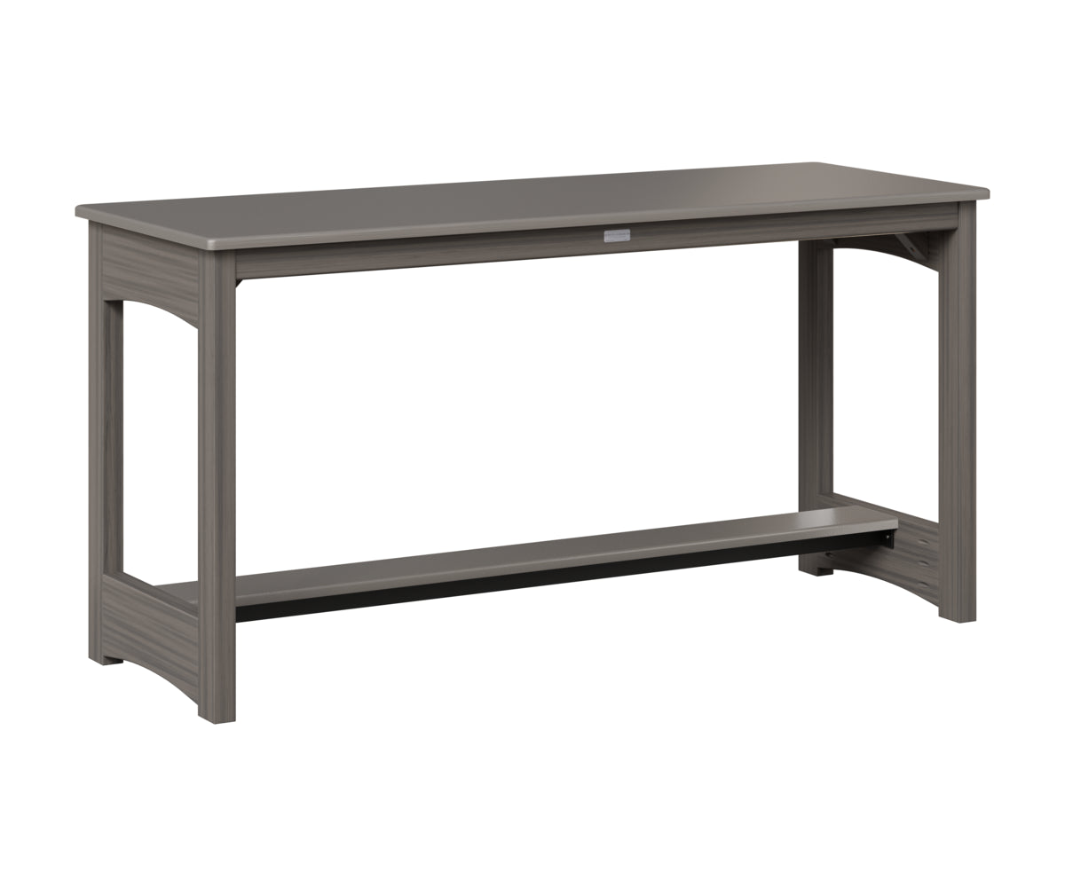 Balcony Table - Hammered Top - Poly Base - Dining Height
