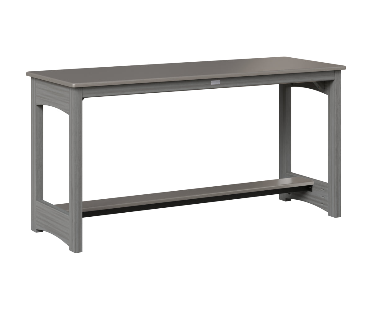 Balcony Table - Hammered Top - Poly Base - Dining Height