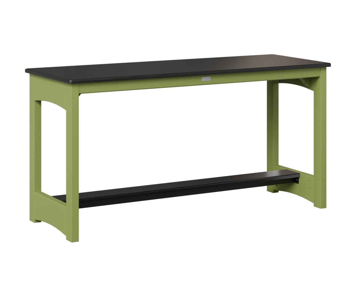 Balcony Table - Hammered Top - Poly Base - Dining Height