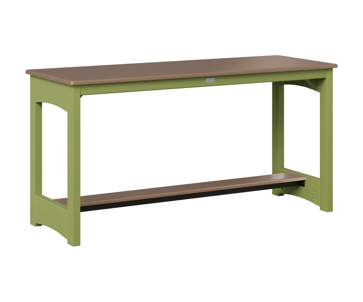 Balcony Table - Hammered Top - Poly Base - Dining Height
